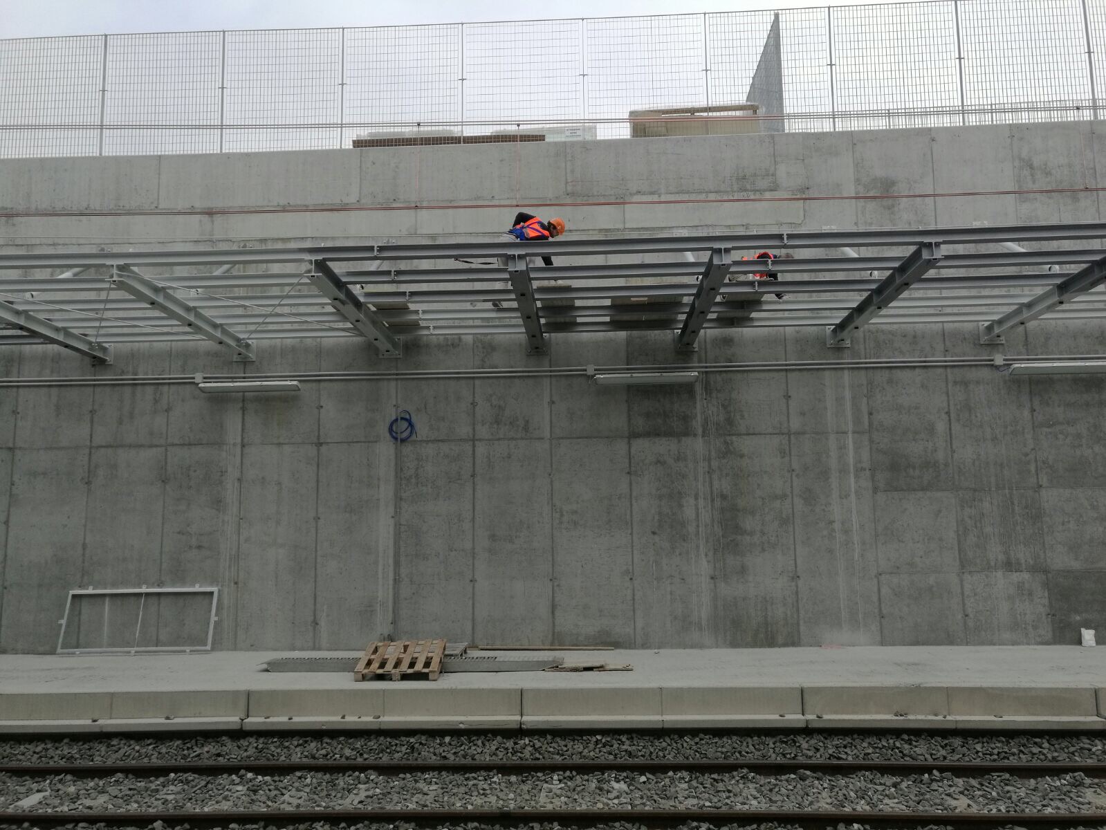 Nuova linea ferroviaria Arcisate-Stabio - lavorazioni in cantiere